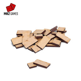 Peanas rectangulares de MDF para Minihammer