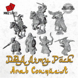 Pack de ejército III/25 Conquista Arabe para DBA 2.2 - Renders