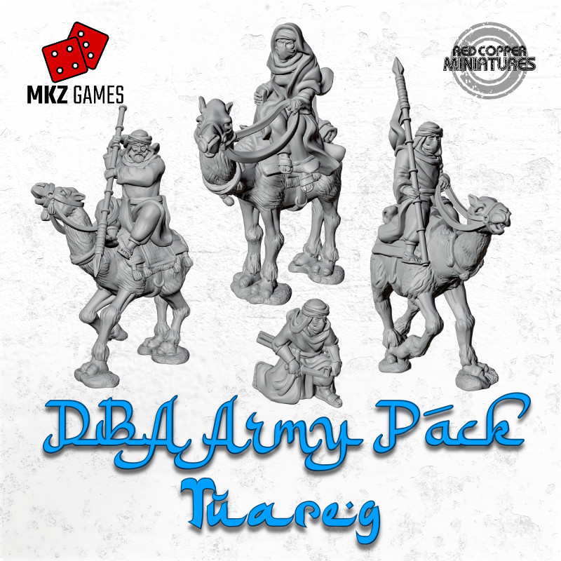 Pack de ejército III/70 Tuaregs para DBA 2.2 y 3.0 - Renders Pack de ejército III/70 Tuaregs para DBA 2.2 y 3.0 - Renders