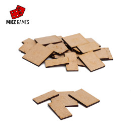 Peanas rectangulares de MDF para juegos con baseado DBx Peanas rectangulares de MDF para juegos con baseado DBx