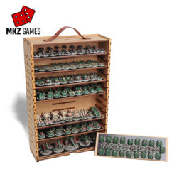 Carrying and display case L 8cm deep with sample shelf Carrying and display case L 8cm deep with sample shelf