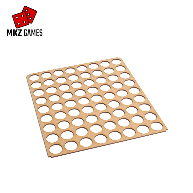 Insertos de madera para bases redondas compatibles con las cajas de almacenaje