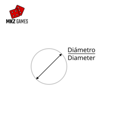 Round acrylic bases - scheme