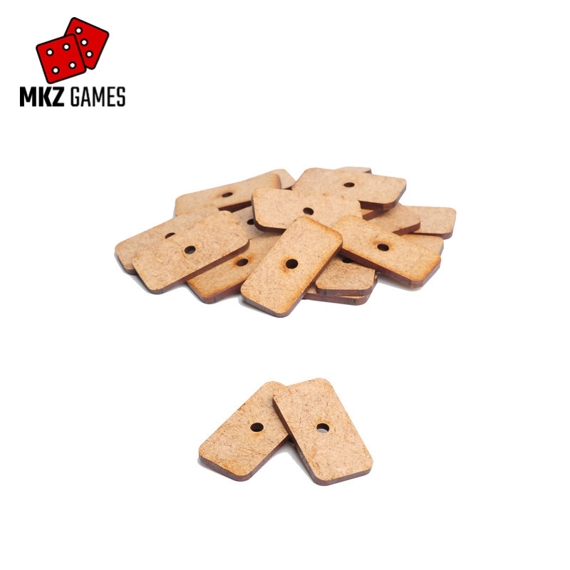 Round cornered MDF bases with hole for neodymium magnets Round cornered MDF bases with hole for neodymium magnets
