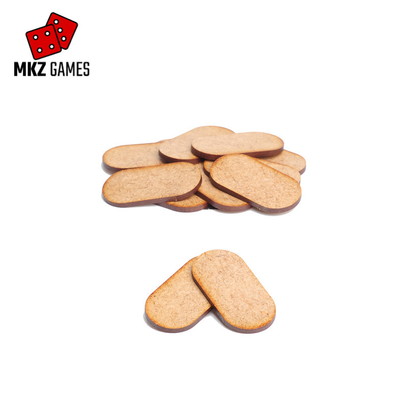 Peanas tipo píldora de MDF Peanas tipo píldora de MDF