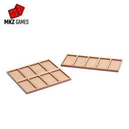 Bandejas adaptadoras de MDF con huecos para caballería para Warhammer: The Old World Bandejas adaptadoras de MDF con huecos para caballería para Warhammer: The Old World