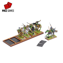 Bandejas de movimiento con huecos rectangulares regulares de MDF y láminas magnéticas Bandejas de movimiento con huecos rectangulares regulares de MDF y láminas magnéticas