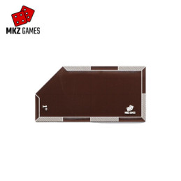 Plantilla de medida de 4 lados en acrílico humo y pintura blanca en pulgadas