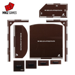 Set de plantillas para DBA 2.2 en acrílico humo y pintura blanca