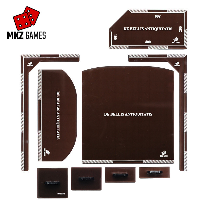 Set de plantillas para DBA 2.2 en acrílico humo y pintura blanca