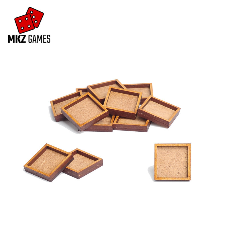 Adaptadores cuadrados de MDF para Warhammer: The Old World