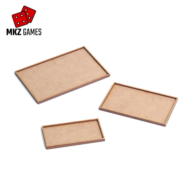 Bandejas de movimiento rectangulares de MDF