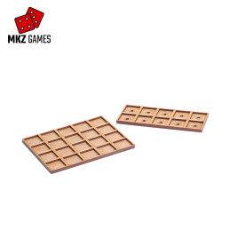 Bandejas adaptadoras de MDF con huecos cuadrados de 20mm para Warhammer: The Old World - portada