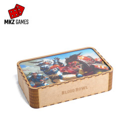 Estuche Blood Bowl para espumas Feldherr en posición horizontal y portada
