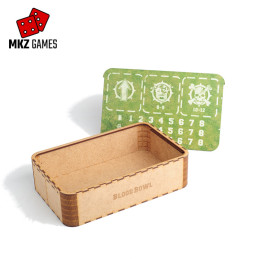 Estuche Blood Bowl para espumas Feldherr vacio y banquillo