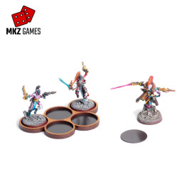 Lámina magnética adhesiva de 0.9mm precortada en bandeja de movimiento de huecos redondos