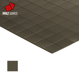 Lamina metálica adhesiva de 0.75mm precortada en cuadrados