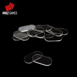 Peanas tipo píldora de acrílico