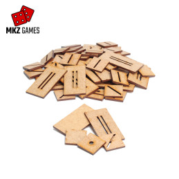 Peanas de MDF para Warhammer: The Old World