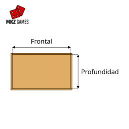 Bandejas de movimiento rectangulares de MDF - dimensiones