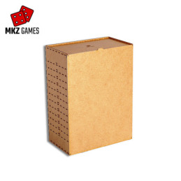 Inserto adicional para mochila de transporte de miniaturas M con puerta de madera y lámina metálica