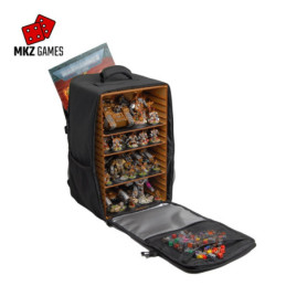 Mochila de transporte de miniaturas XL llena de miniaturas