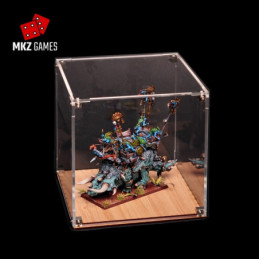 Urna de metacrilato para exponer miniaturas