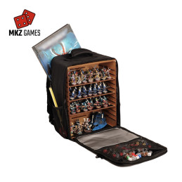 Mochila de transporte de miniaturas M llena de miniaturas