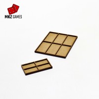 Rectangular Holes Movement Trays - MKZ Games